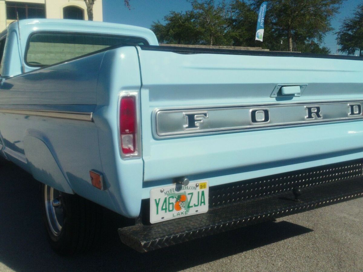 1968 Blue Ford F-100 Standard Cab Pickup