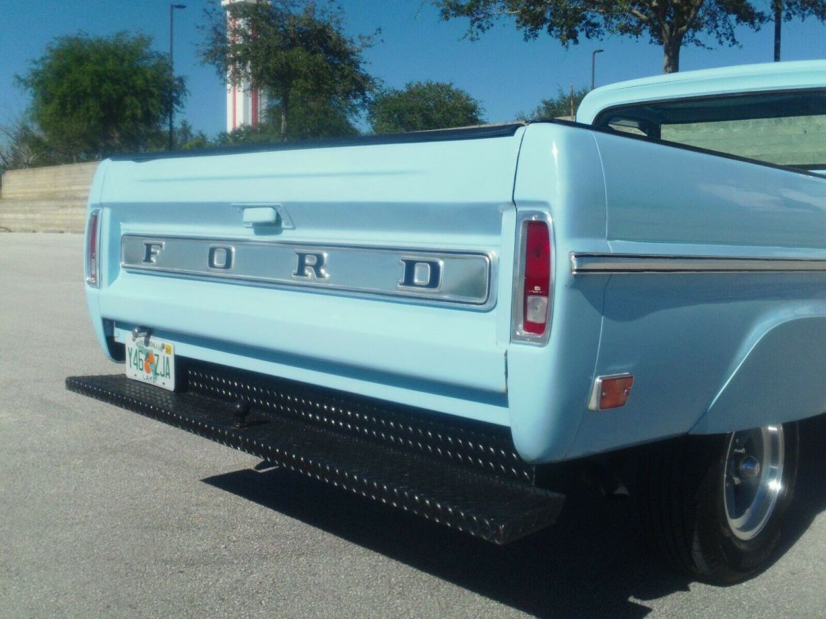 1968 Blue Ford F-100 Standard Cab Pickup