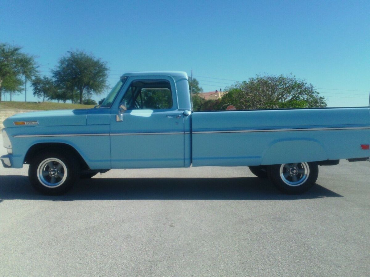 1968 Blue Ford F-100 Standard Cab Pickup