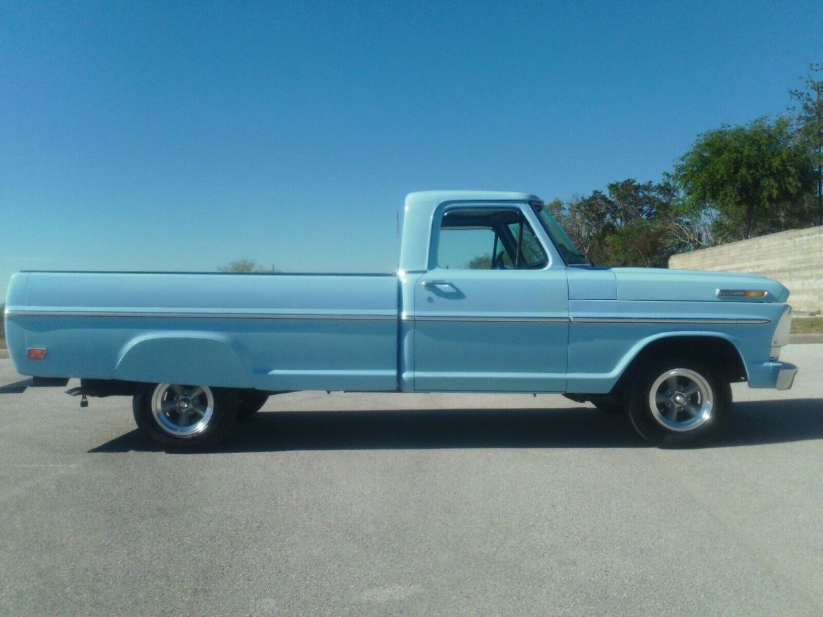 1968 Blue Ford F-100 Standard Cab Pickup