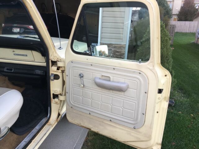 1968 Yellow Ford F-100 Standard Cab Pickup