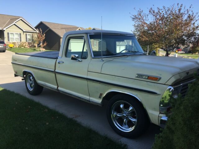1968 Yellow Ford F-100 Standard Cab Pickup