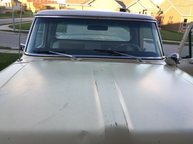 1968 Yellow Ford F-100 Standard Cab Pickup