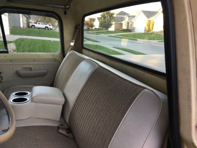 1968 Yellow Ford F-100 Standard Cab Pickup