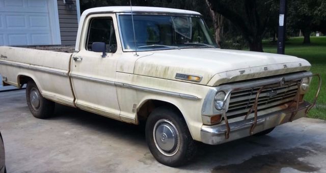 1968 Blue Ford F-100 Cab & Chassis