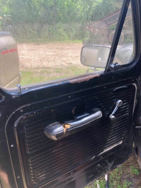 1968 Black Ford F-100 Standard Cab Pickup