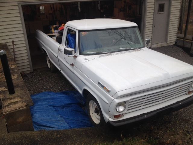 1968 White Ford F-250 Crew Cab Pickup