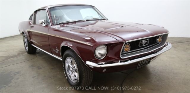 1968 Yellow Ford Mustang