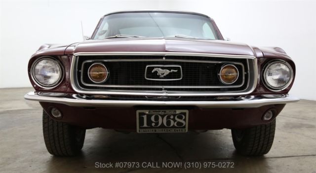 1968 Yellow Ford Mustang