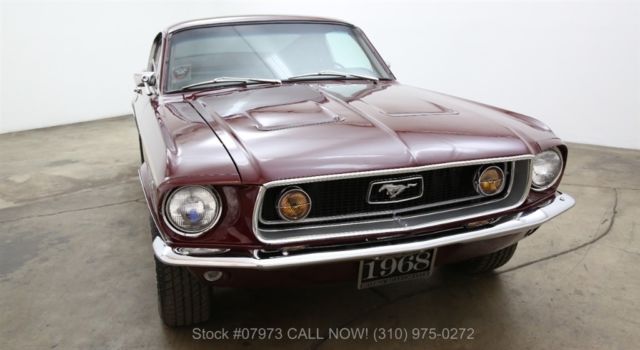 1968 Yellow Ford Mustang