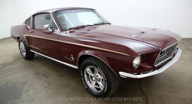 1968 Yellow Ford Mustang