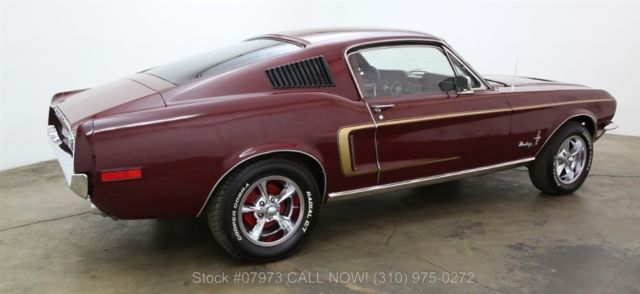 1968 Yellow Ford Mustang