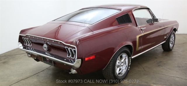 1968 Yellow Ford Mustang