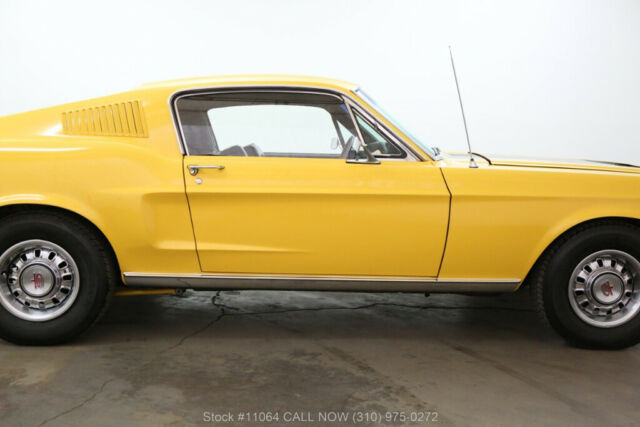 1968 Yellow Ford Mustang