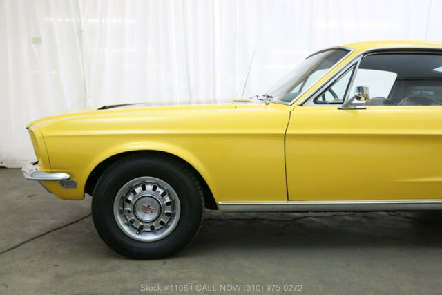 1968 Yellow Ford Mustang