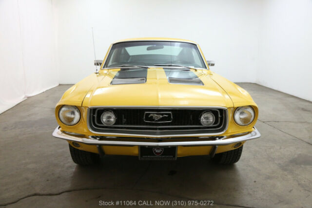 1968 Yellow Ford Mustang