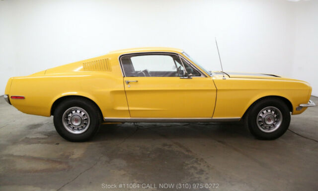 1968 Yellow Ford Mustang
