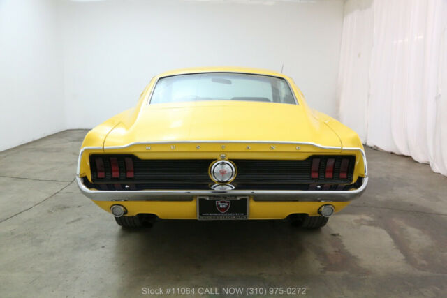 1968 Yellow Ford Mustang