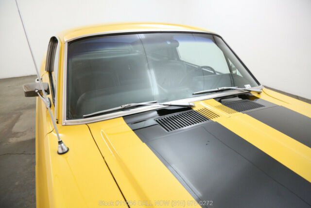 1968 Yellow Ford Mustang