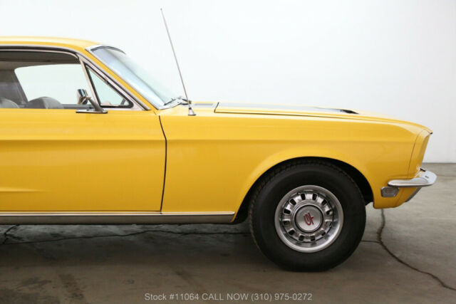 1968 Yellow Ford Mustang