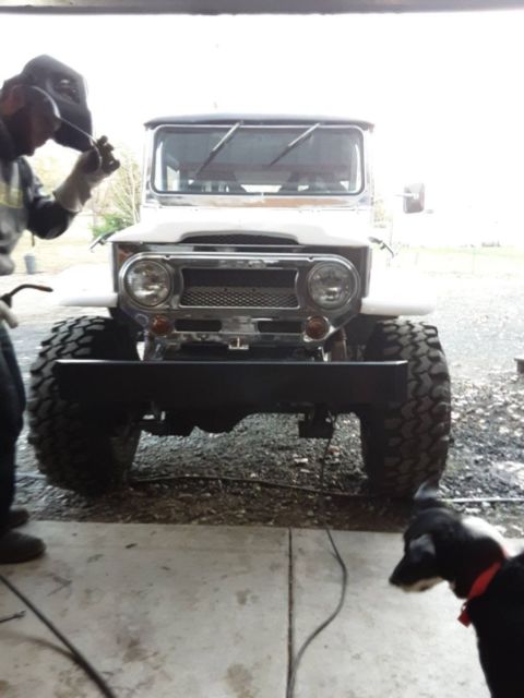 1968 White Toyota Land Cruiser