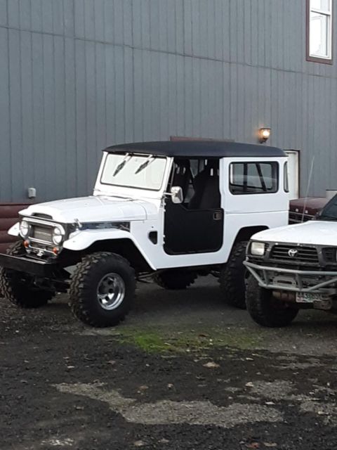 1968 White Toyota Land Cruiser