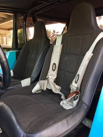 1968 Teal Ford Bronco SUV