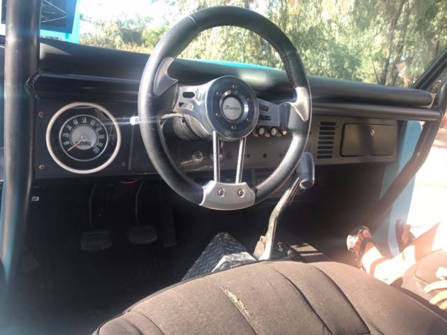 1968 Teal Ford Bronco SUV