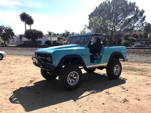 1968 Teal Ford Bronco SUV
