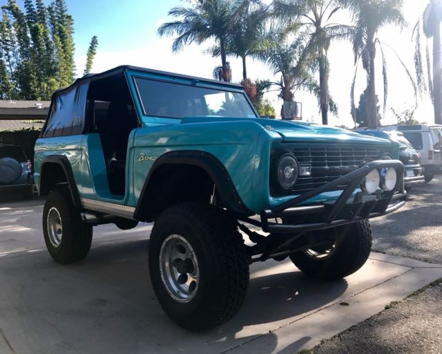 1968 Teal Ford Bronco SUV