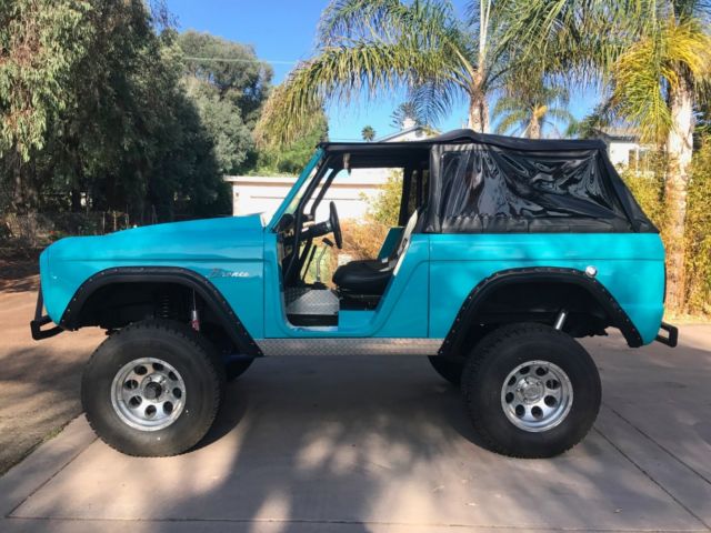 1968 Teal Ford Bronco SUV