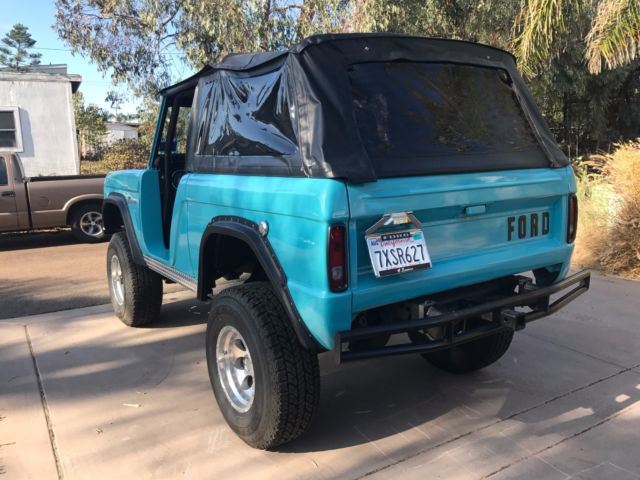1968 Teal Ford Bronco SUV