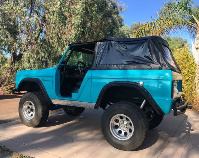 1968 Teal Ford Bronco SUV