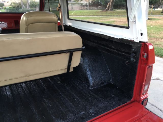 1968 Darker Red Ford Bronco