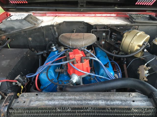 1968 Darker Red Ford Bronco