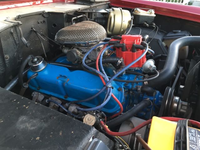 1968 Darker Red Ford Bronco