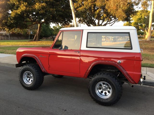 1968 Darker Red Ford Bronco