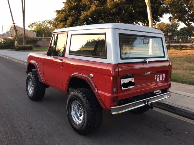 1968 Darker Red Ford Bronco