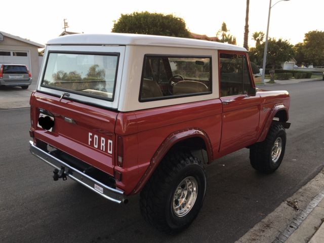 1968 Darker Red Ford Bronco