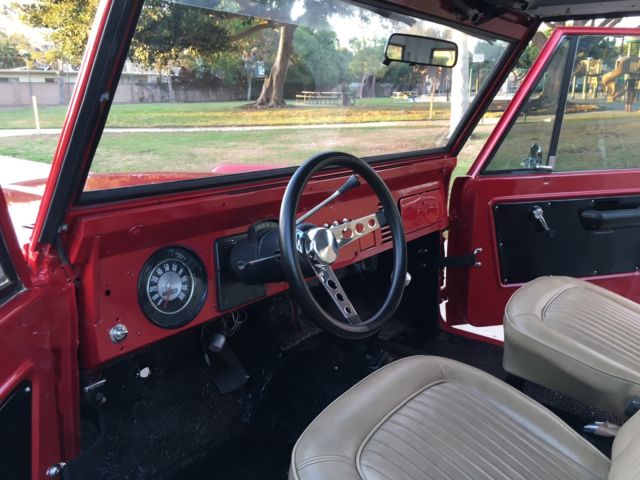 1968 Darker Red Ford Bronco