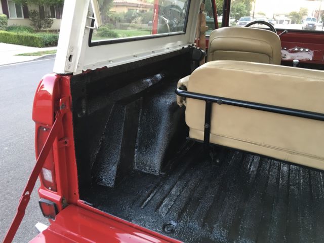 1968 Darker Red Ford Bronco