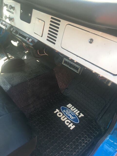 1968 Blue Ford Bronco Standard Cab Pickup