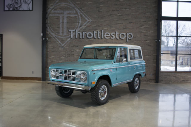 1968 Peacock Blue Ford Bronco