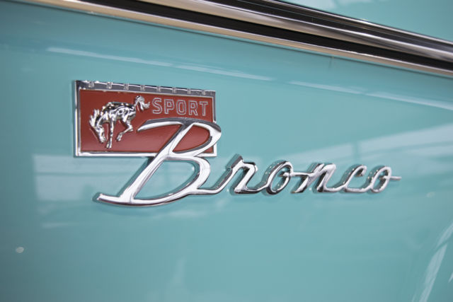 1968 Peacock Blue Ford Bronco