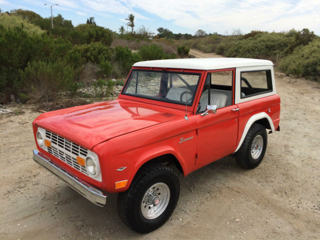 1968 Signal Flare Red Ford Bronco
