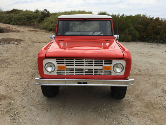 1968 Signal Flare Red Ford Bronco