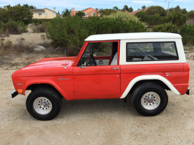 1968 Signal Flare Red Ford Bronco