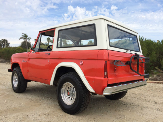 1968 Signal Flare Red Ford Bronco