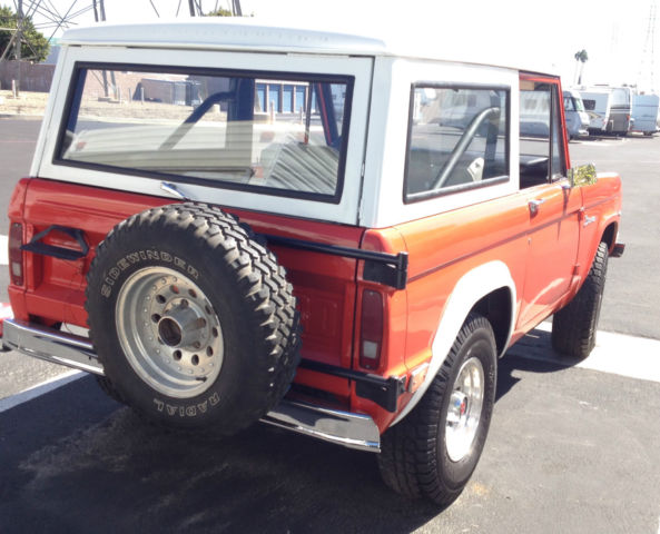 1968 Signal Flare Red Ford Bronco