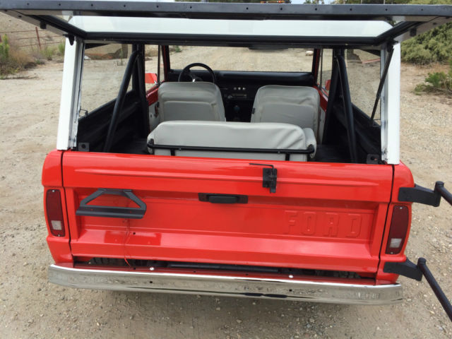 1968 Signal Flare Red Ford Bronco